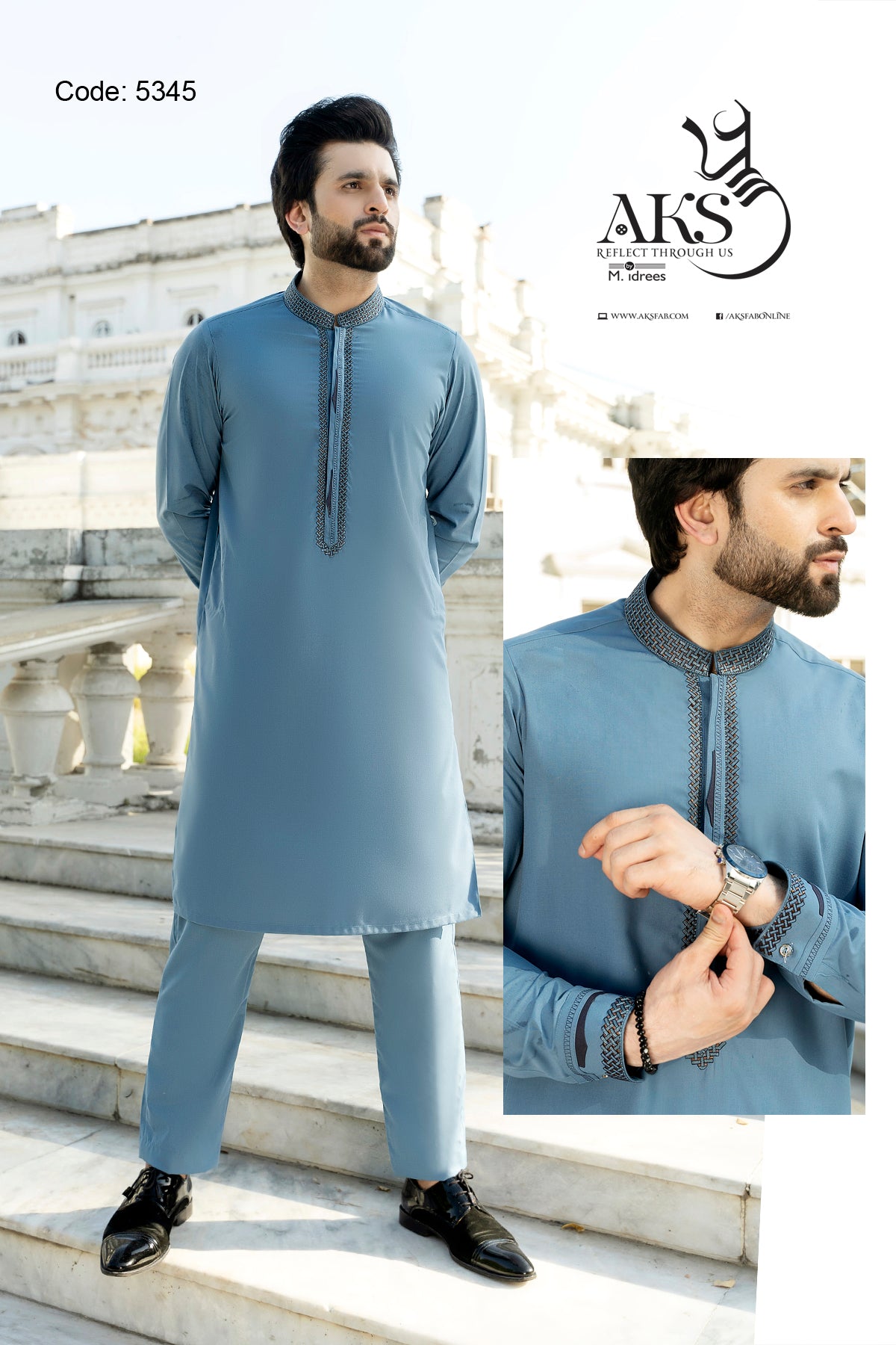 Glorious Men's Outfit (Un-Stitched) Code : 5345