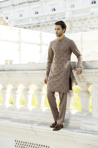 Premier All Over Embroided (Un-Stitched) Code : 5352